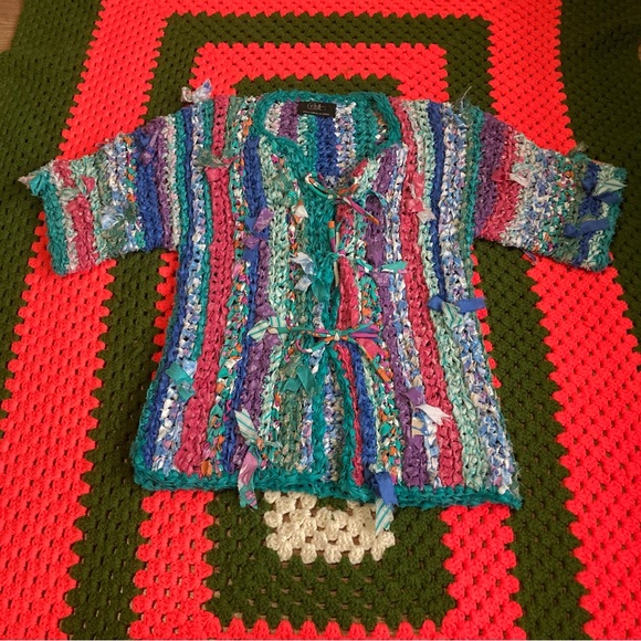 Upcycled Cardigan💙 - Picture 2 of 13